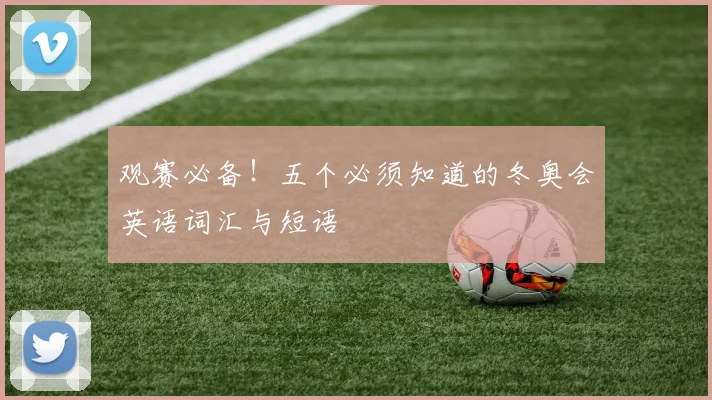 观赛必备！五个必须知道的冬奥会英语词汇与短语